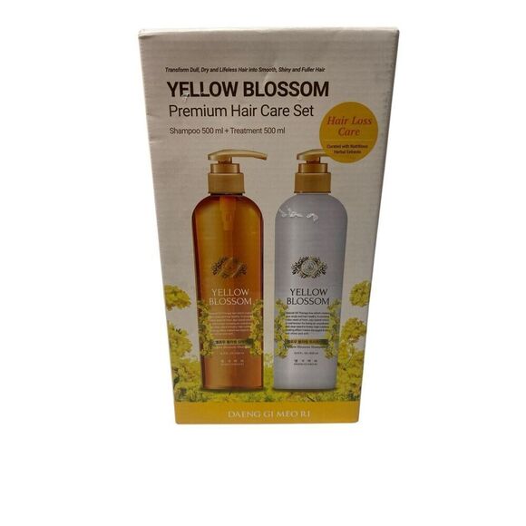 Daeng Gi Meo Yellow Blossom Premium Hair Care Set, Shampoo and Treatment 16.9oz - Picture 1 of 1